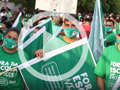 Desfile é realizado em comemoração ao sucesso do Programa Busca Ativa Escolar em São João do Sóter 
