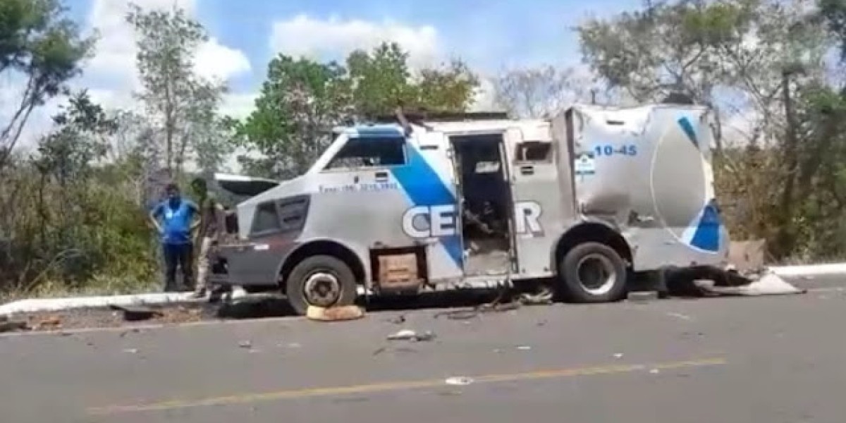 Polícia procura criminosos responsáveis por explosão de carro-forte na BR-316 em Codó