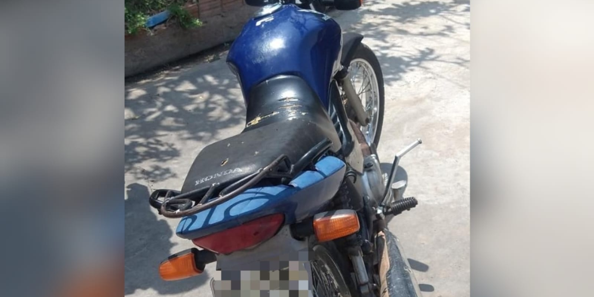 Polícia Militar recupera moto roubada no bairro Bacuri