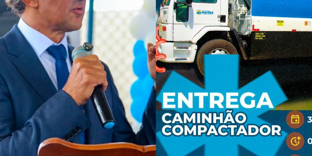 Prefeito Nonatinho inicia gestão com entrega de um Caminhão Compactador  para Matões 
