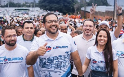 Dr. Orlando mostra força política em evento de Orleans Brandão em São Luís