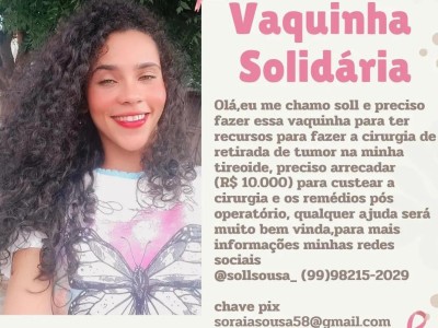 Jovem caxiense descobre tumor na tireoide e cria vaquinha para pagar tratamento de R$ 10 mil em Teresina