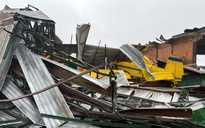 Temporal com ventos acima de 100 km/h deixa morto, desalojados e rastro de destruição no Paraná