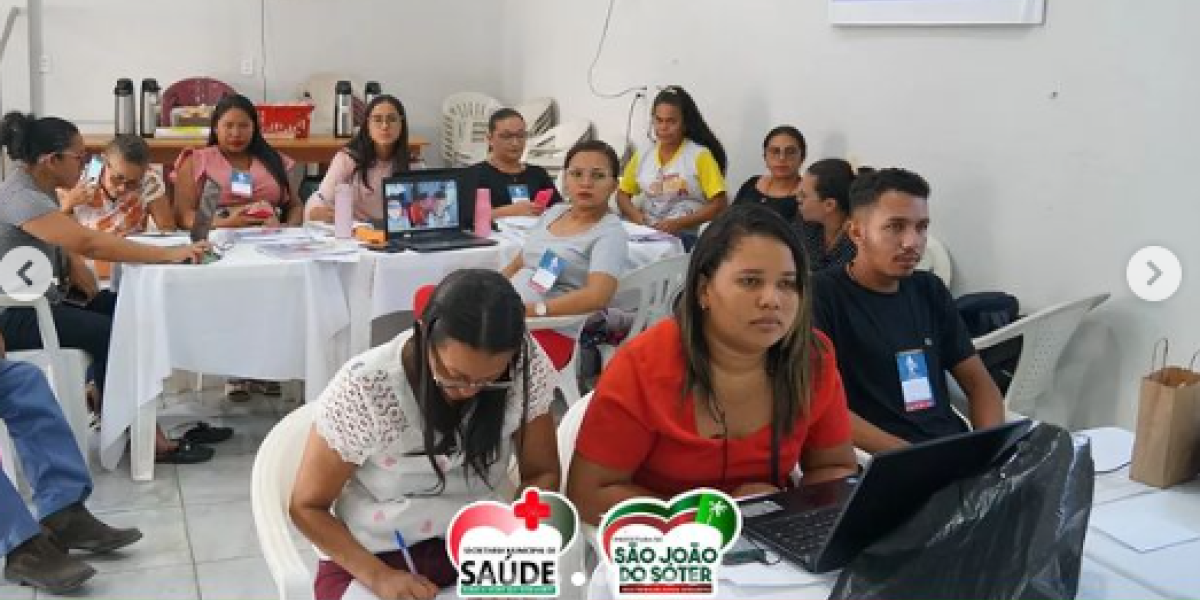 Secretaria da Saúde de São João do Sóter realiza oficina de formação para Micro Planejamento das Atividades de Vacinação de Alta Qualidade