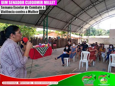 Escola Senador Clodomir Millet promove Semana Escolar de Combate à Violência Contra Mulher em São João do Sóter