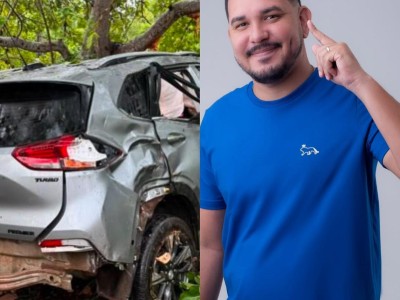 Ruan Vitor, suplente de vereador de Caxias, sofre acidente ao retornar de São Luís