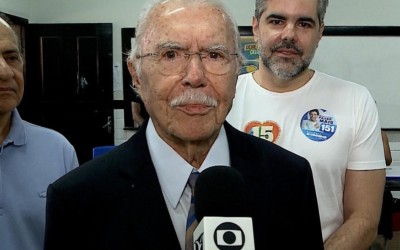 Ex presidente da república José Sarney vota em São Luís neste domingo