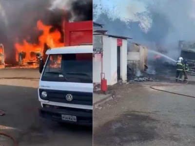 Incêndio deixa grande prejuízo em fábrica de refrigerantes em Caxias, no Maranhão