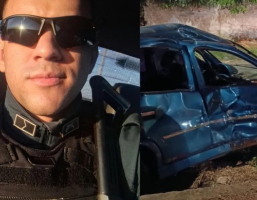 Soldado da PM morre após sofrer acidente durante perseguição policial no Piauí