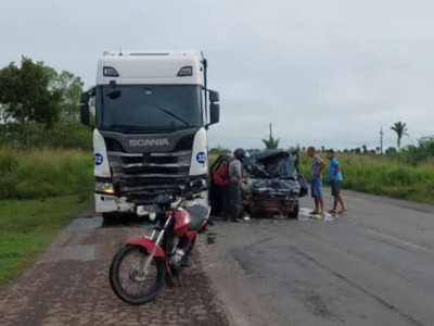 Grave acidente deixa dois mortos na BR-135 em Alto Alegre do Maranhão