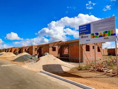 Obra de 50 casas do Minha Casa, Minha Vida avança e reforça compromisso da gestão Nonatinho com a habitação em Matões