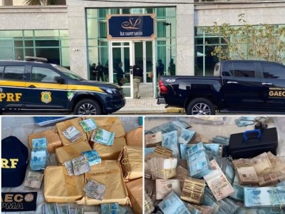 Polícia apreende quase R$ 1 milhão, dólares e euros em condomínio de luxo em São Luís durante operação
