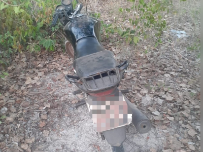 Motocicleta roubada é localizada pela PM no bairro Pampulha