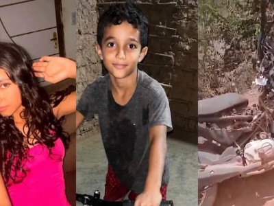 Acidente entre carro e moto mata dois irmãos e deixa criança ferida em São Roberto