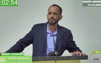 Vereador Daniel do Véi Zé anuncia saída do G6 durante sessão na Câmara de Aldeias Altas
