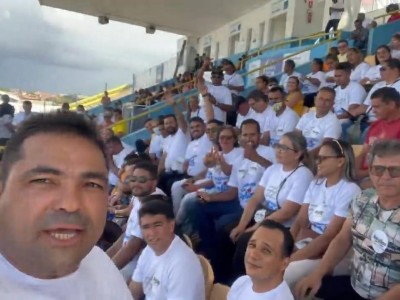 Prefeito Toinho Patioba leva caravana para convenção do Maranhão Mais Feliz em São Luís