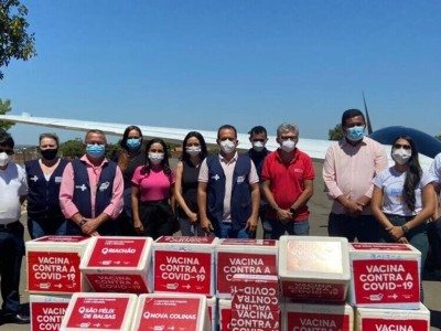 Governo do Maranhão distribui nova remessa de vacinas contra a Covid-19