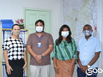 Prefeita visita SAAE em Caxias em busca de melhoria para São João do Sóter