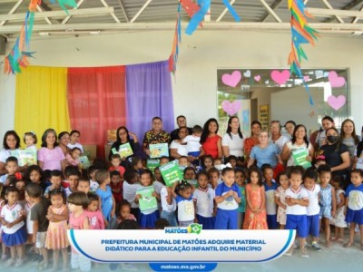 Prefeitura adquire e distribui livros didáticos para alunos da educação infantil de Matões