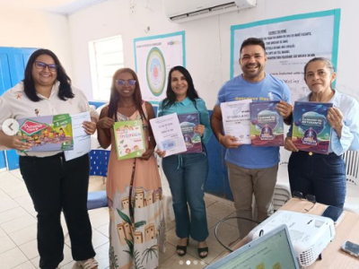 Secretária de Educação de Gonçalves Dias recebe visita da professora Vania Barbosa, gestora regional de educação de  Presidente Dutra