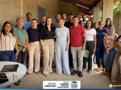 Prefeitura de São João do Sóter realiza 1º Encontro com indicados ao Conselho Municipal de Segurança Pública