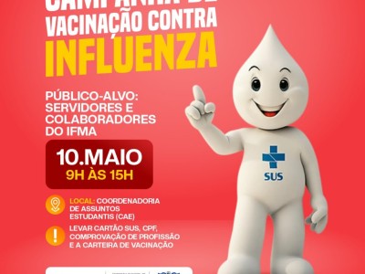 Prefeitura realiza vacinação contra a Influenza no IFMA Campus Caxias e na Escola Leôncio Alves de Araújo