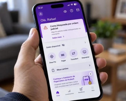 Justiça acelera e autoriza bloqueio de contas com dívidas no Nubank, Itaú, Caixa e Banco do Brasil pelo Sisbajud