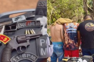 Três homens são presos com armas e drogas durante abordagem policial na zona rural de Timon, no MA