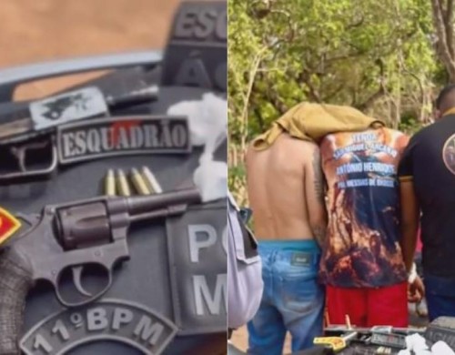 Três homens são presos com armas e drogas durante abordagem policial na zona rural de Timon, no MA
