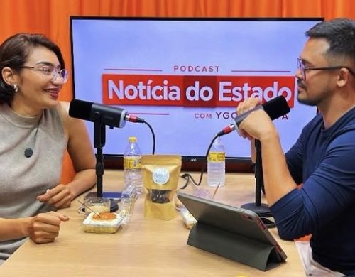    Participação de Soyara Almeida no Podcast Notícia do Estado celebra trajetória e nova conquista profissional
