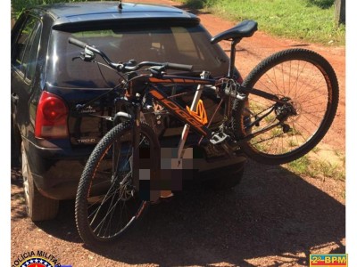 Polícia Militar recupera bicicleta roubada