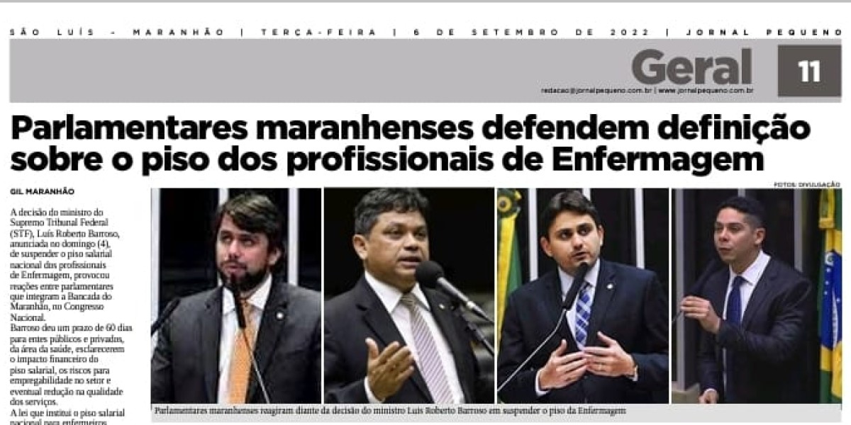 Classe política manifesta repúdio contra decisão do STF que suspende lei, que garante o piso salarial de profissionais de enfermagem