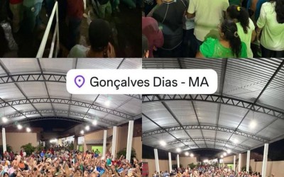 Multidão marca presença em visita de Eduardo Braide a Gonçalves Dias e evidencia força política de Toinho Patioba