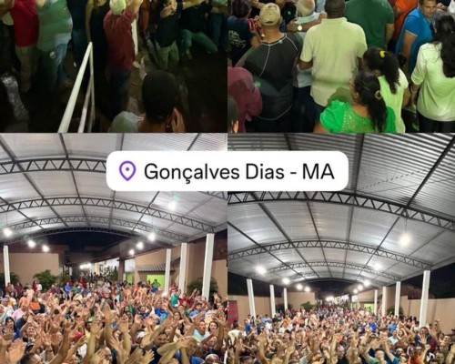 Multidão marca presença em visita de Eduardo Braide a Gonçalves Dias e evidencia força política de Toinho Patioba