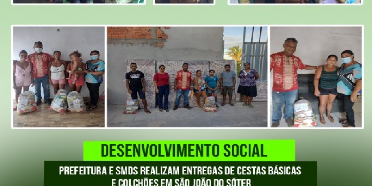 Prefeitura realiza entrega de cestas básicas e colchões em São João do Sóter