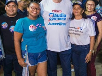 Prefeito Ferdinando Coutinho participa de reunião com apoiadores dos candidatos Cláudia Coutinho, Juscelino Filho e Weverton Rocha no povoado Pacas