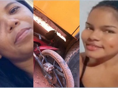 Acidente envolvendo motocicleta e ônibus escolar deixa duas mulheres mortas em Santa Luzia no Maranhão