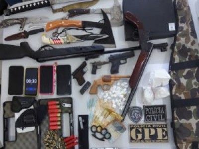 Polícia Civil prende suspeitos de homicídio e tráfico de drogas em Caxias