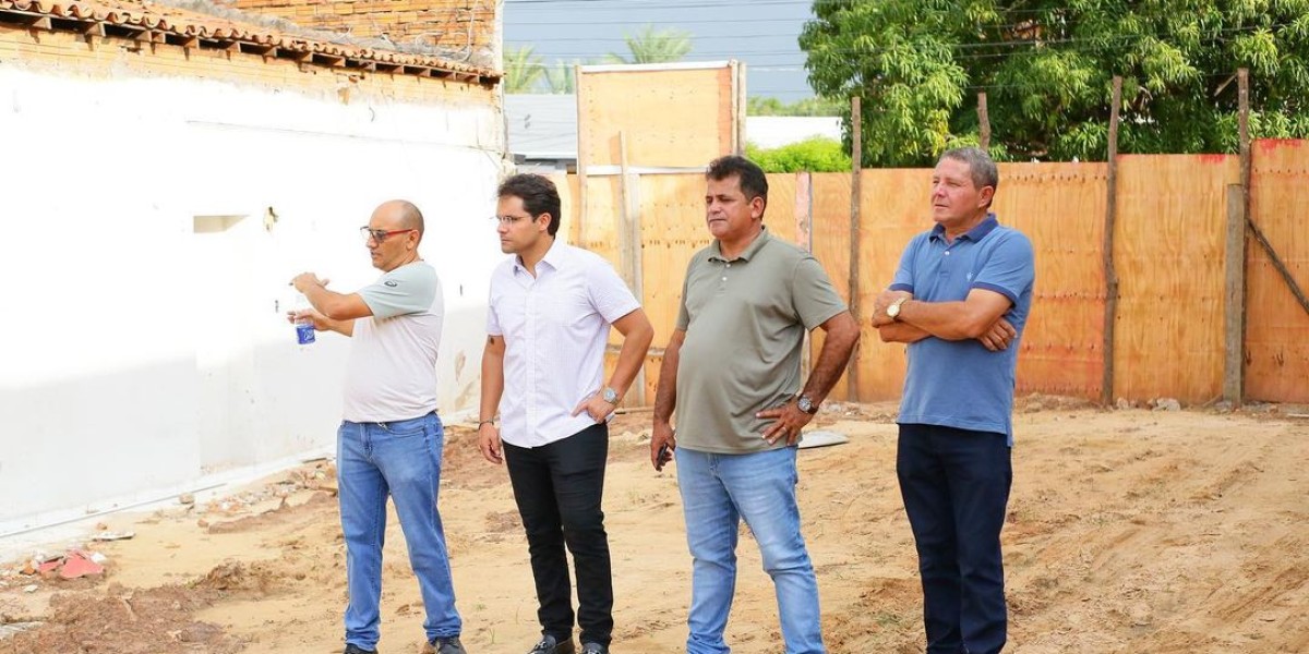 Prefeito Bruno Silva visita obras de empresários em Coelho Neto
