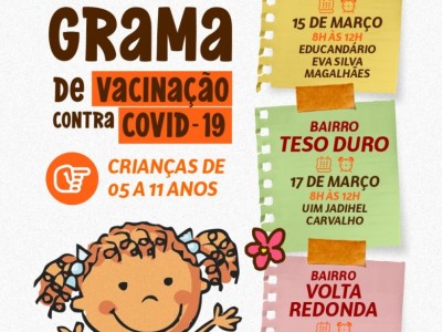 Confira a programação da vacinação infantil em Caxias