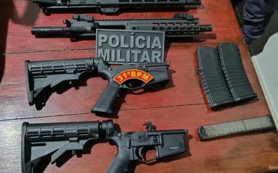 Mulher é presa transportando fuzis durante fiscalização em rodovia do Maranhão