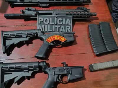 Mulher é presa transportando fuzis durante fiscalização em rodovia do Maranhão
