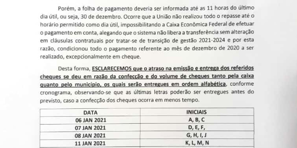 Prefeitura de São João do Sóter desmente falta de pagamentos dos professores 