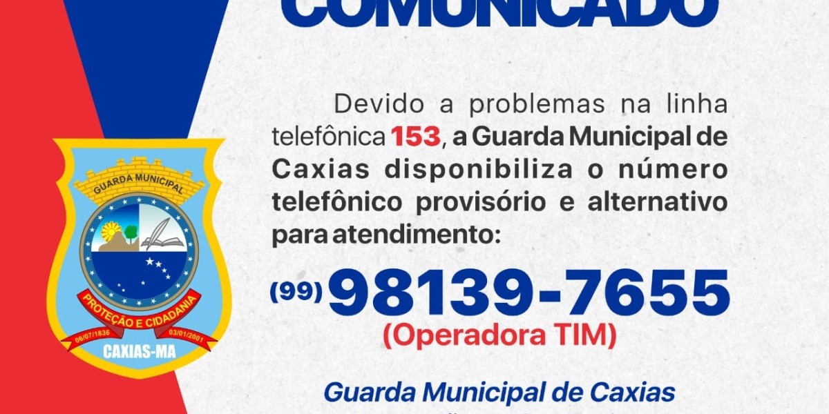 Guarda Municipal informa que 153 está temporariamente inoperante e divulga telefone alternativo