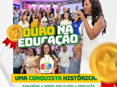 Prefeita recebe prêmio “Ouro” como destaque na Educação durante evento em Caxias