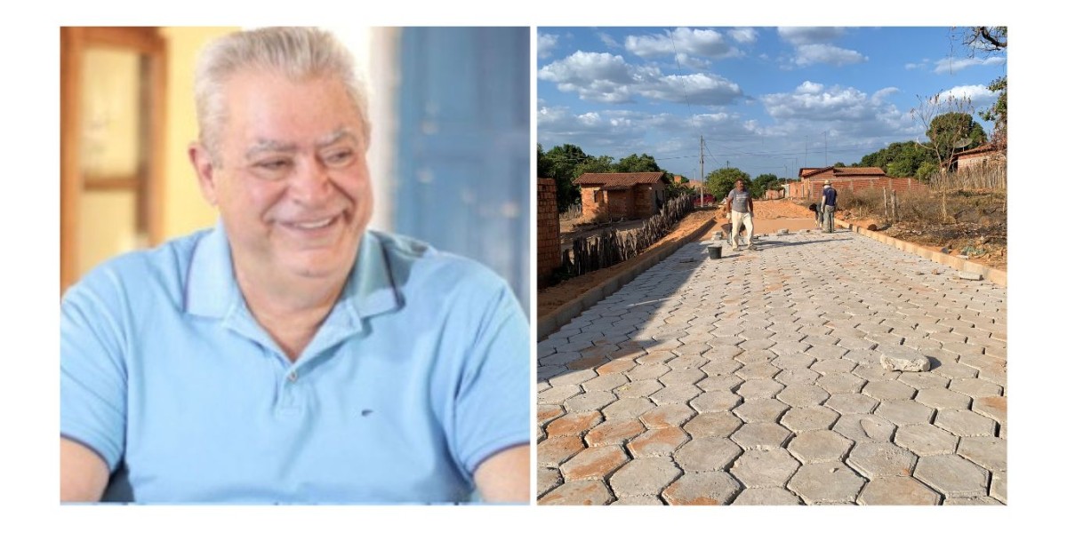 Calçamento da rua Mário Alves é mais um compromisso cumprido pelo prefeito Ferdinando Couitnho