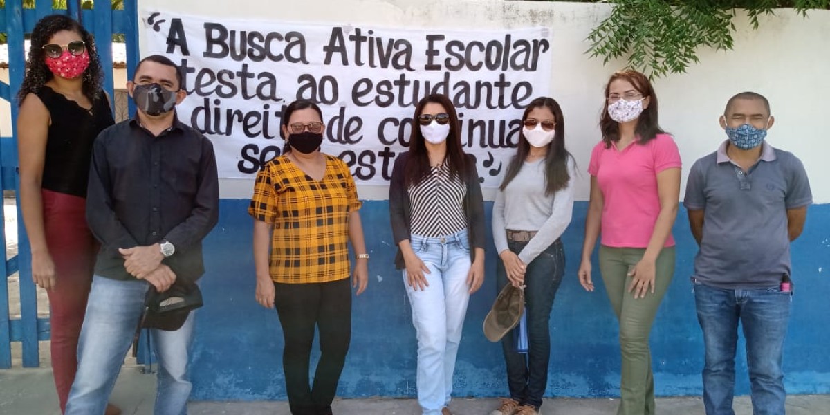 Realizada a Busca Ativa Escolar para trazer estudantes de volta as atividades escolares