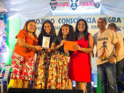Estudantes participam do projeto de Consciência Negra em Coelho Neto