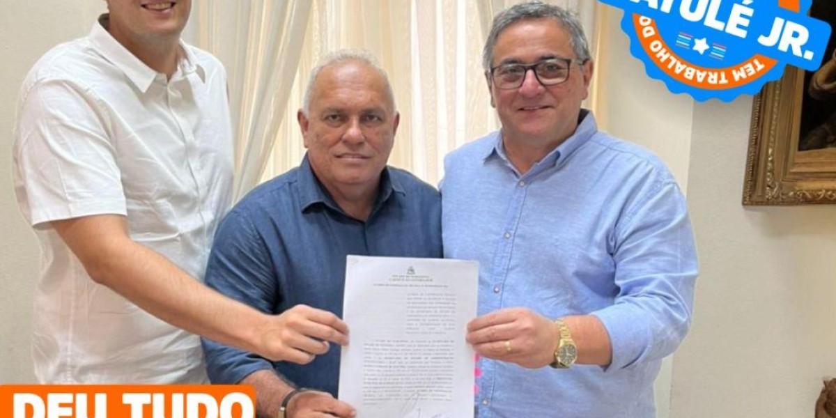 Kedson Lima e Catule Júnior firmam convênio para pavimentação em Aldeias Altas