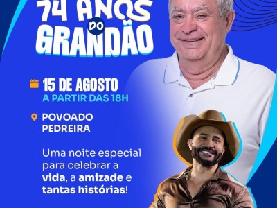     Povoado Pedreiras se prepara para celebrar os 74 anos de Grandão em grande confraternização